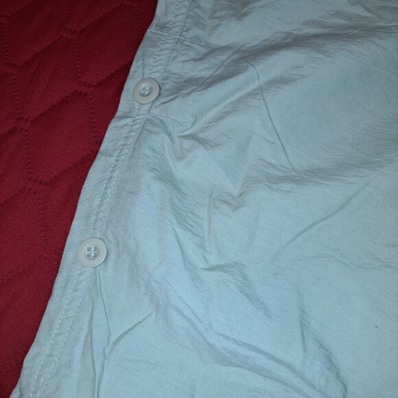 Khaki Cargo Wide Leg Parachute Pants size 26/28 * Priced to Move* - Picture 9 of 10